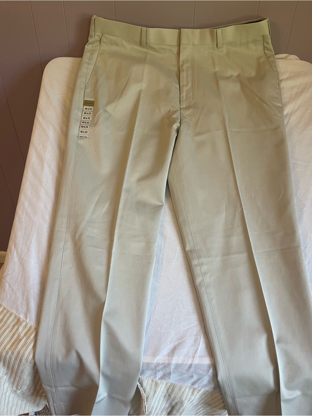Axist Men’s Chinos - Light Khaki No -Iron - Picture 9 of 16